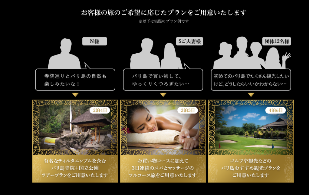 オーダメイドプラン例